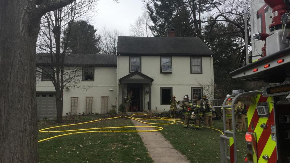 Alpha Fire Company crews respond to a fire March 30, 2017.
