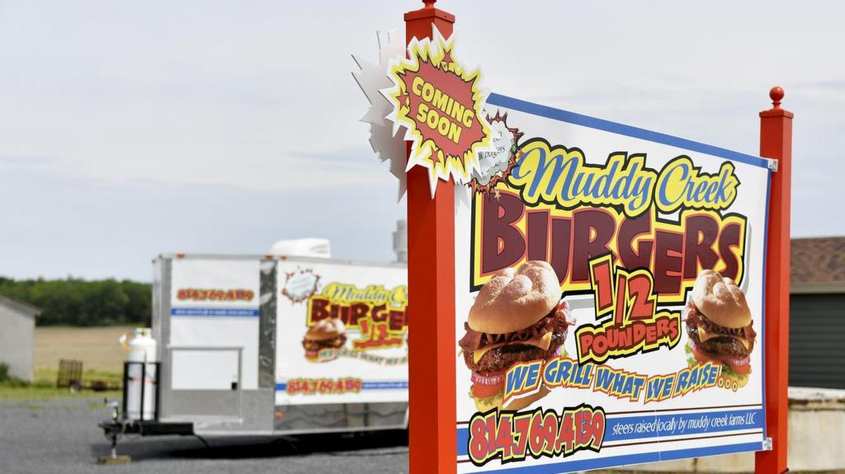Muddy Creek Burgers opened on Saturday on Earlystown Road in Centre Hall.