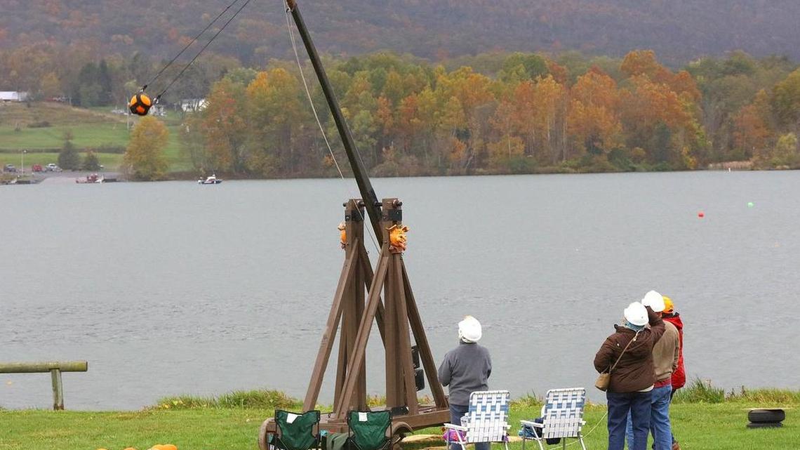 Howard Fire Company’s Punkin’ Chunkin’ Festival draws hundreds of people annually from across the region.