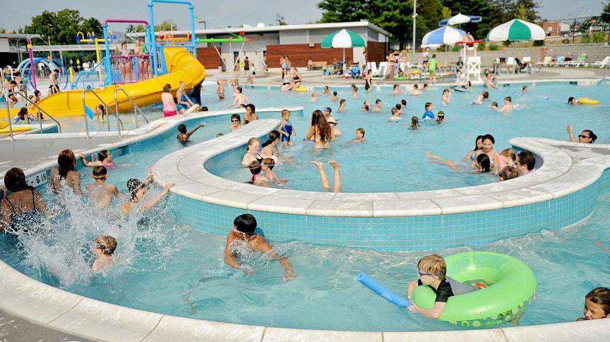 Welch Pool draws summer crowds. The pool opens for the season Saturday.