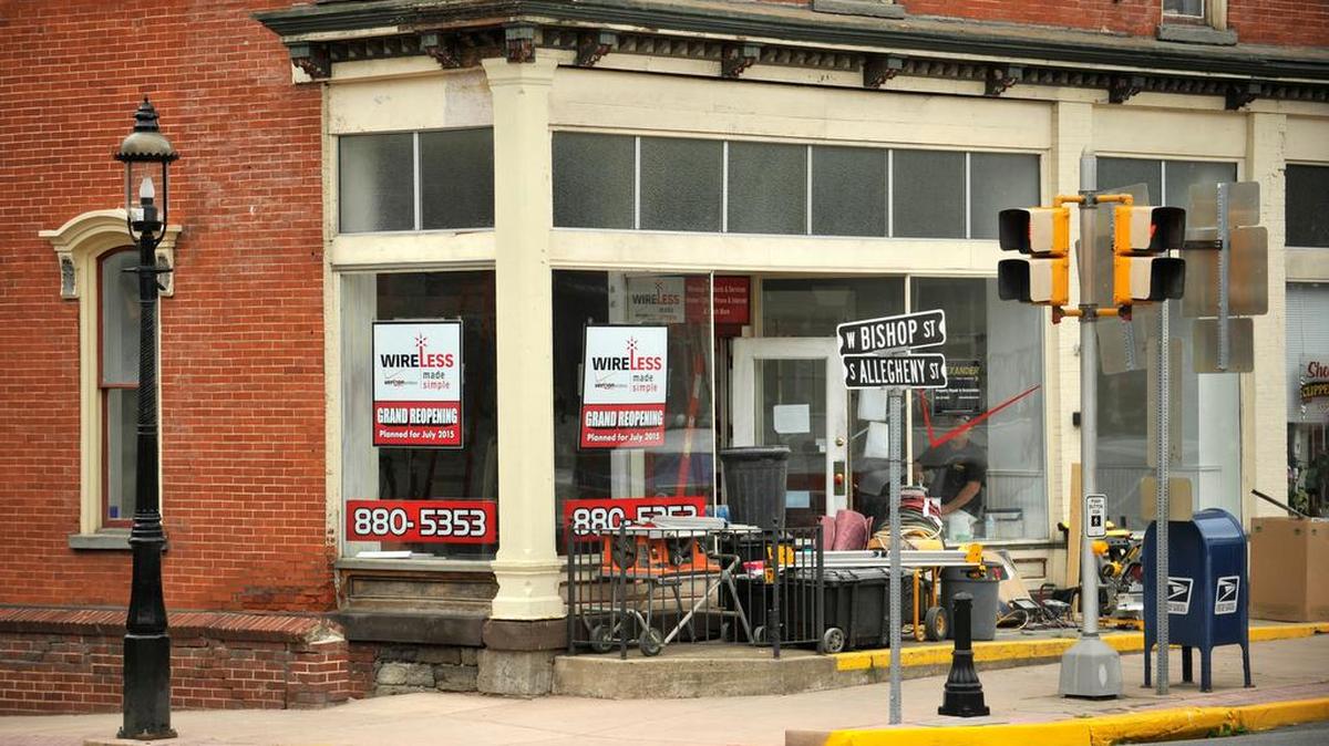 The Verizon Store in Bellefonte was closed after a fire in 2015, but later reopened.