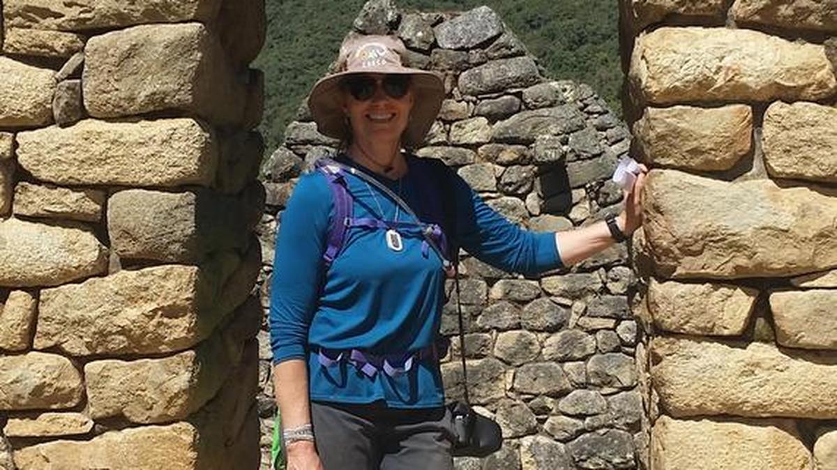 Wendy Coulson joined a group of 35 people from six different countries to trek the Incan Trail to Machu Picchu.