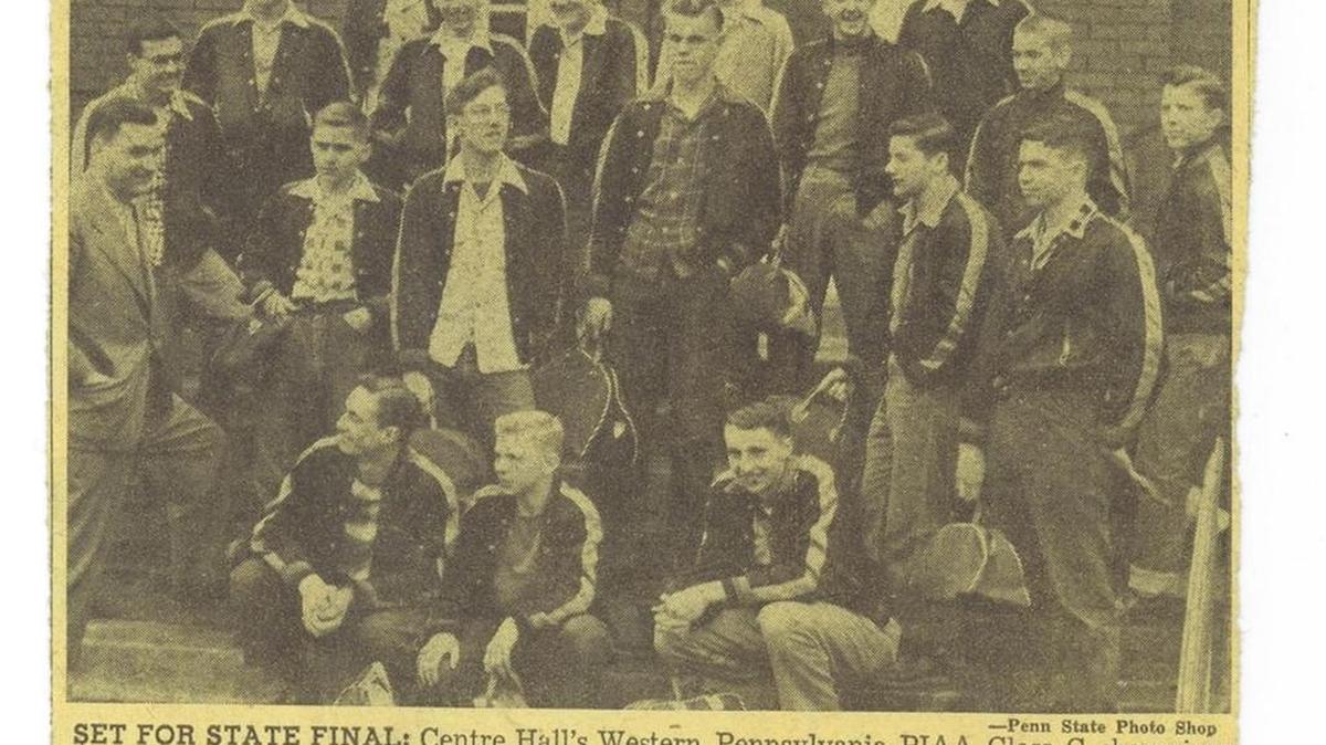 Pictured is the 1953 Centre Hall basketball team, which played in the state finals.