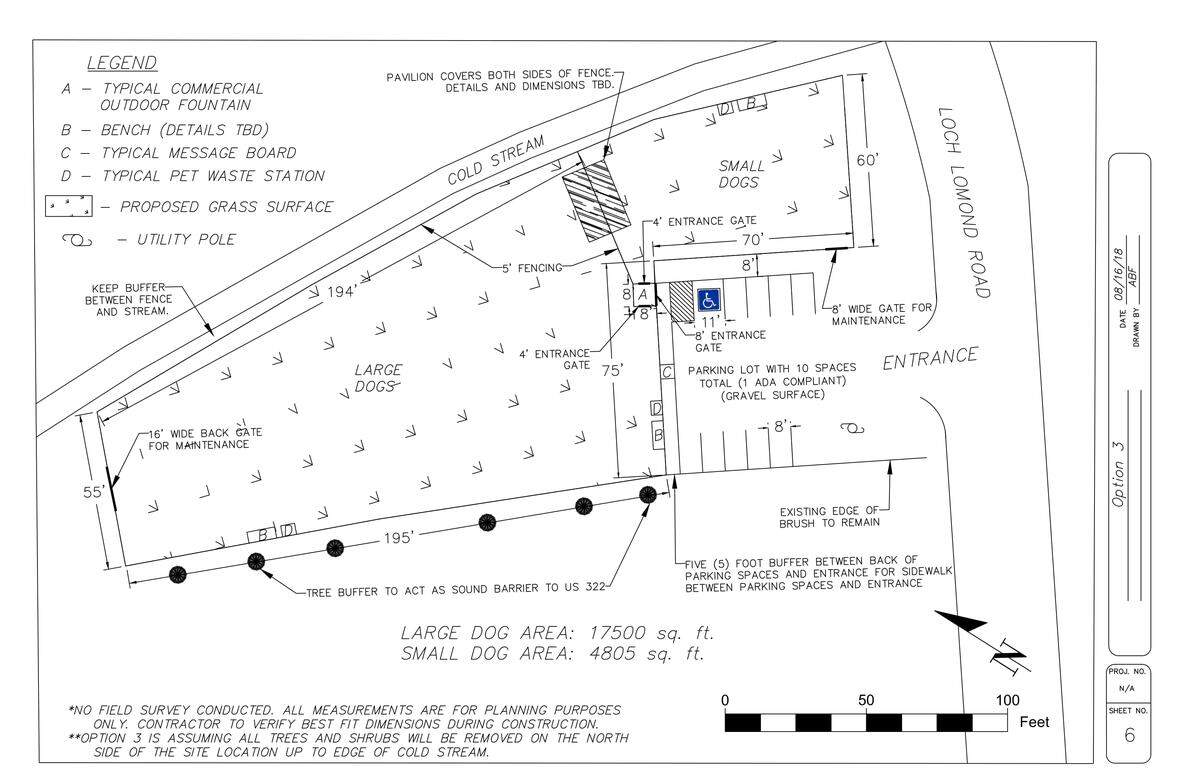 The Philipsburg Borough Council will vote on a proposed dog park near the Moshannon Valley YMCA on Aug. 20, 2018.
