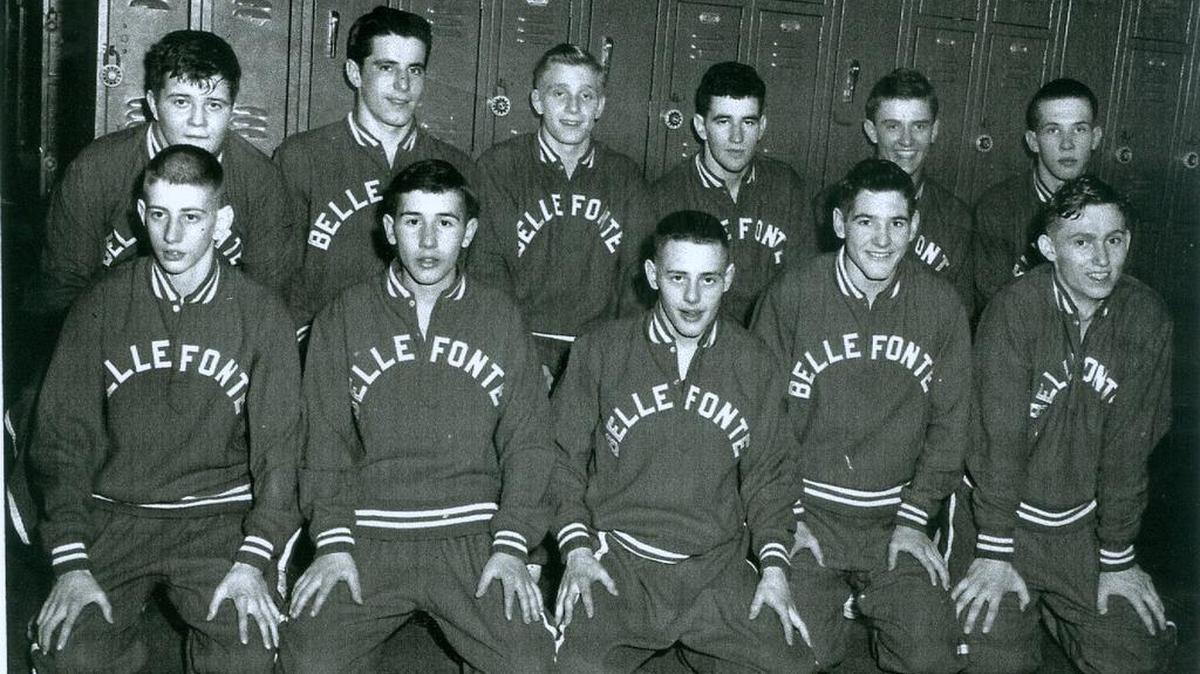 Pictured is the Bellefonte wrestling team in 1952.