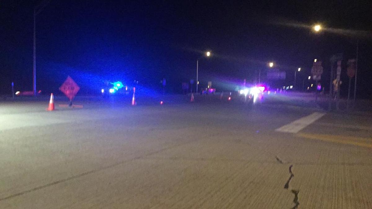 First responders were called to the scene of a pedestrian-vehicle crash Tuesday night near the Grays Woods exit of I-99.