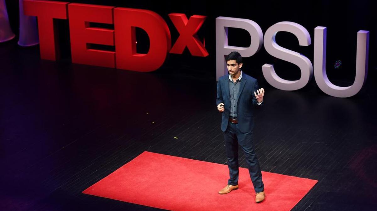 Penn State senior Shreyash Manak Bohara, a self-identified feminist, talked about growing up in India and how it shaped his views on gender inequality on Sunday during TEDxPSU at Schwab Auditorium.