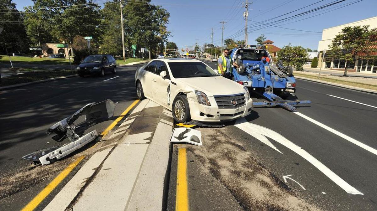 A two vehicle accident at the intersection of North Atherton Street and Park Forest Avenue in Patton Township September 24, 2015.
