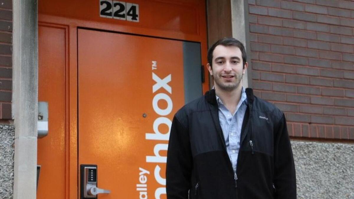 Mike Black, 24, has worked with local organizations, such as the Happy Valley LaunchBox, to build his business after graduating from Penn State. A new study ranks State College as one of the best towns for recent college graduates.
