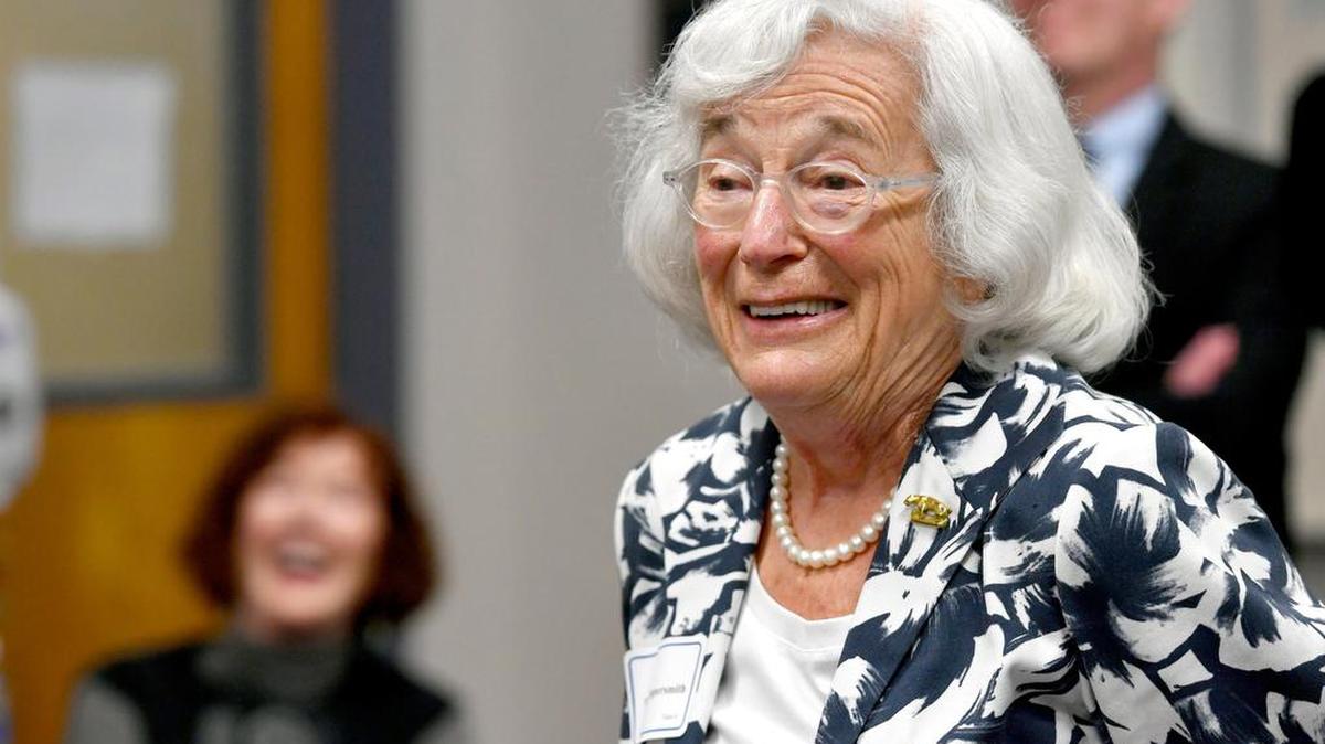Mimi Barash Coppersmith, a State College resident and philanthropist, received the Centre Foundation’s annual Oak Tree Award on Wednesday.