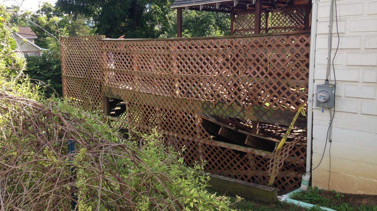 State College police are investigating a Friday night party at 122 E. Irvin Ave. after the deck collapsed.
