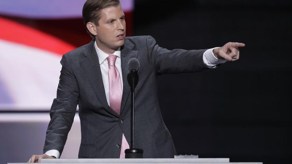 Eric Trump, son of presidential candidate Donald Trump, will visit State College on Monday.