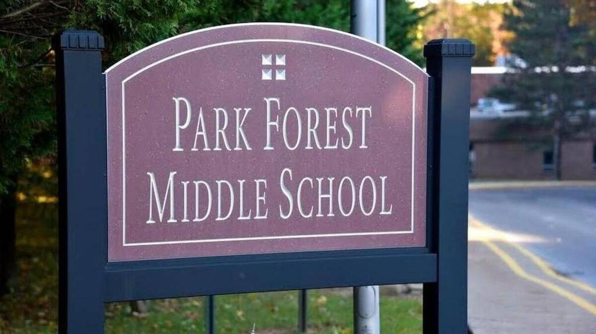 Park Forest Middle School was closed Monday and Tuesday due to flooding.