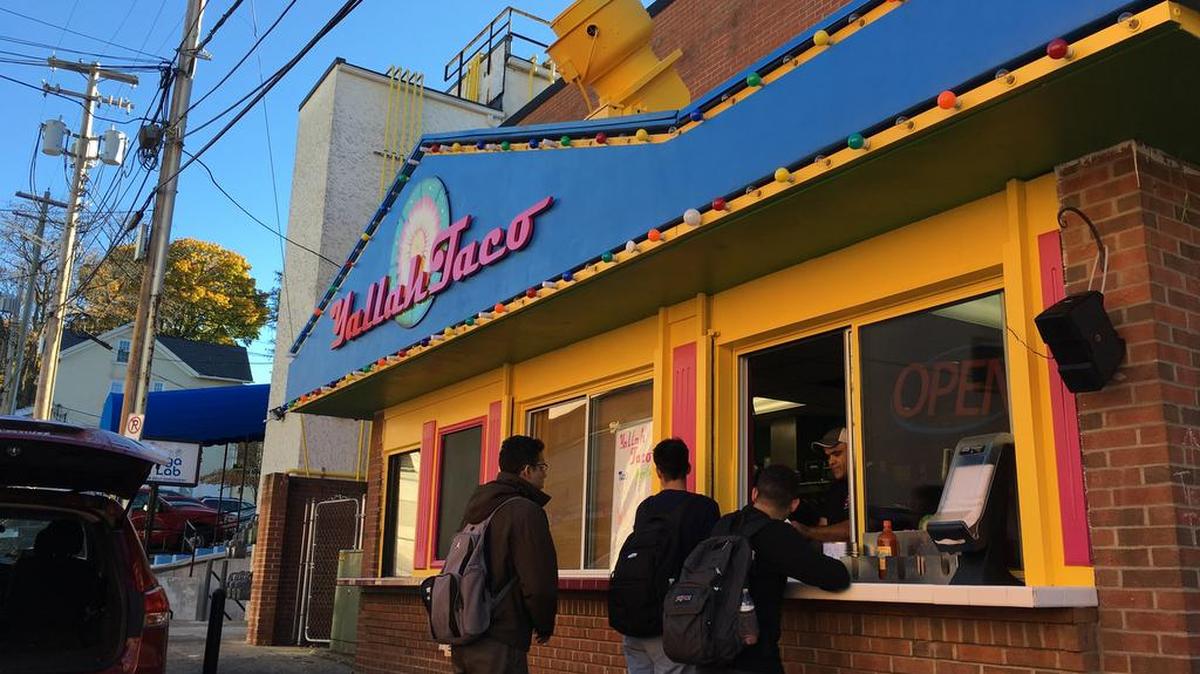 Yallah Taco opened on Thursday behind the Shandygaff on East Calder Way.