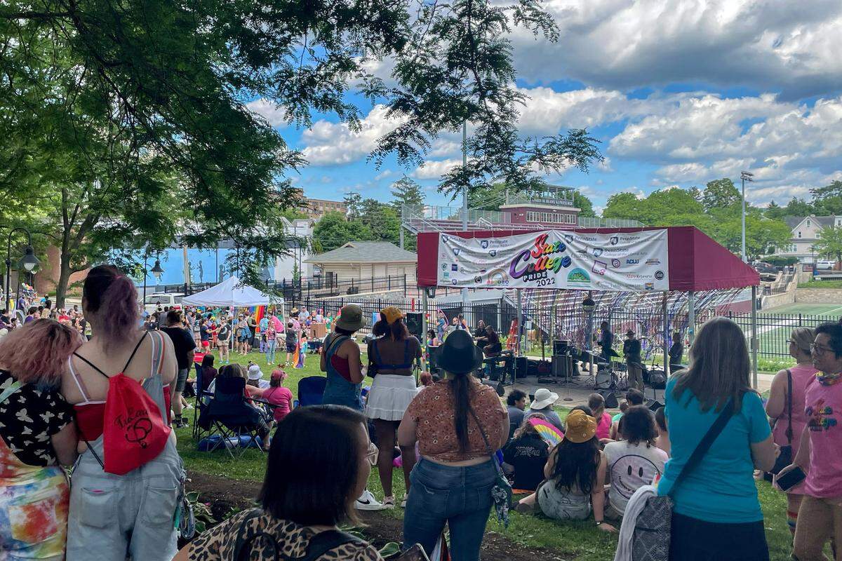 Following Saturday’s parade, hundreds of people gathered at Sidney Friedman Park to celebrate Pride and enjoy live entertainment.