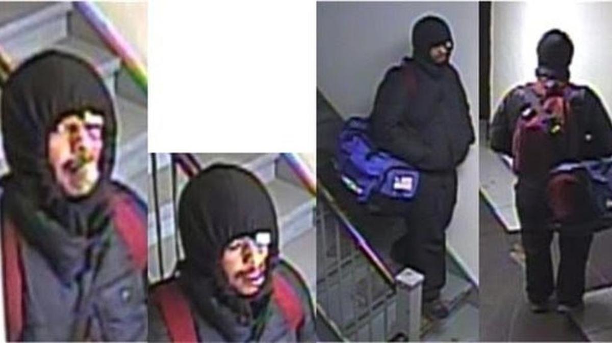 Police are seeking information on a man suspected of taking packages from apartment buildings in the west end of State College.