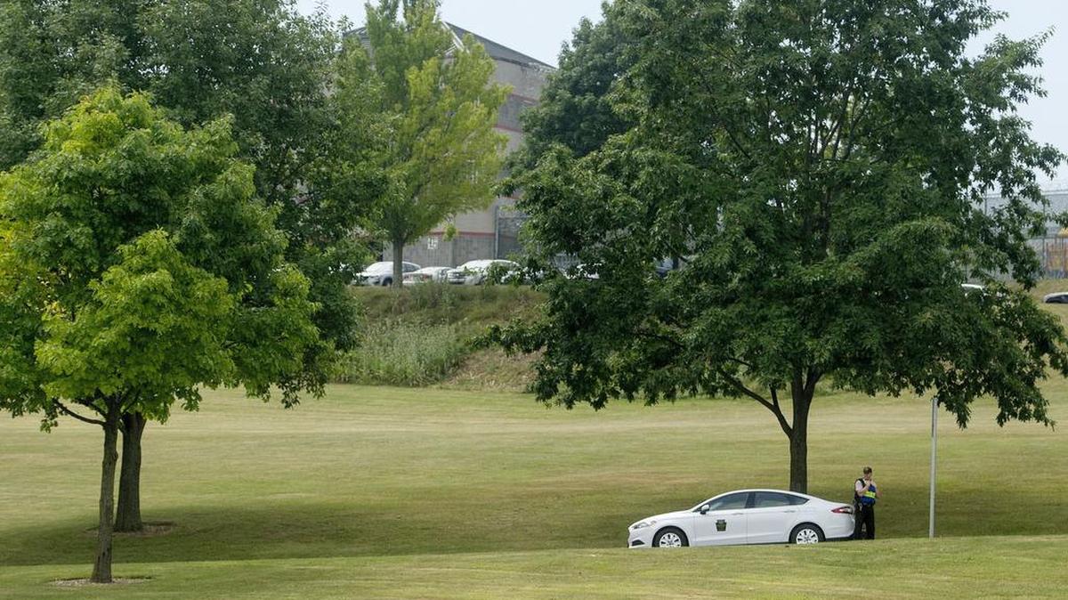 An Rockview state prison inmate allegedly used a broken light to fashion weapons he hid on his person.