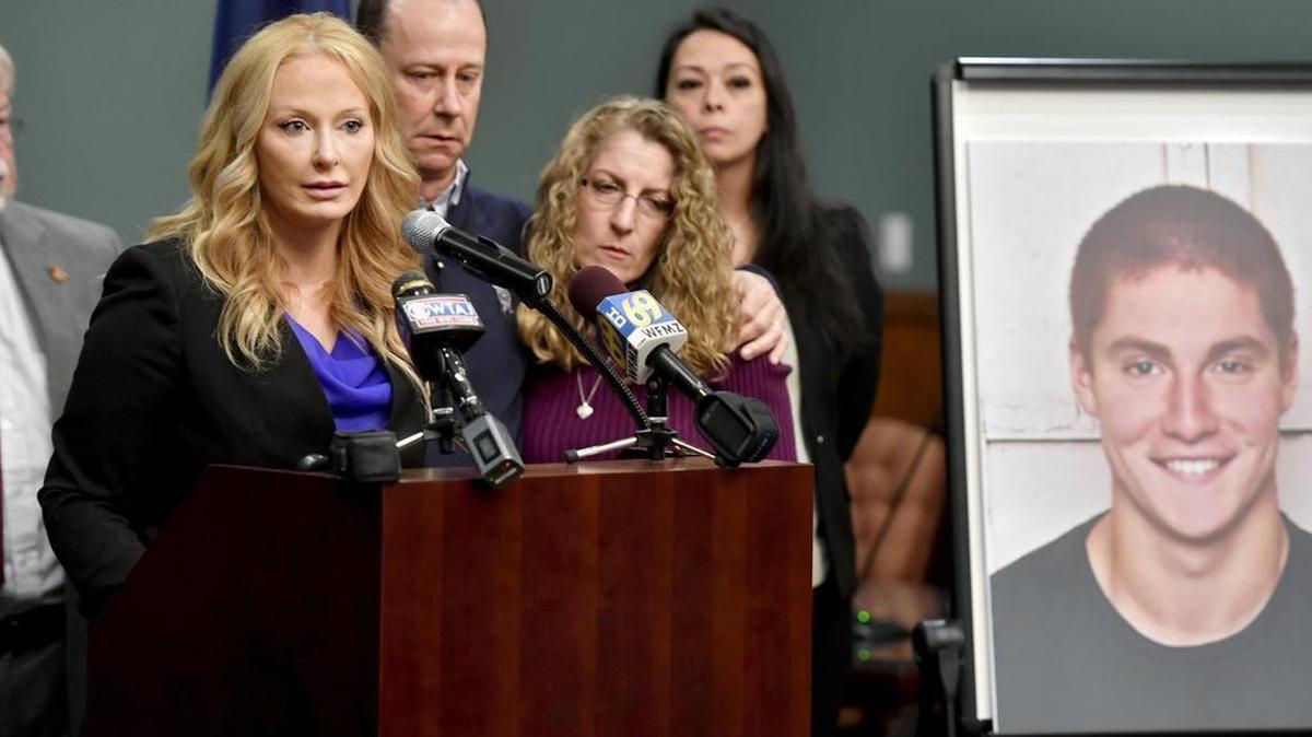 Former Centre County District Attorney Stacy Parks Miller announced the findings and charges from the grand jury investigation into the death of Timothy Piazza on May 5. Parks Miller’s successor, Bernie Cantorna, who just took office, has passed the case to the state Attorney General’s Office, citing a conflict of interest.