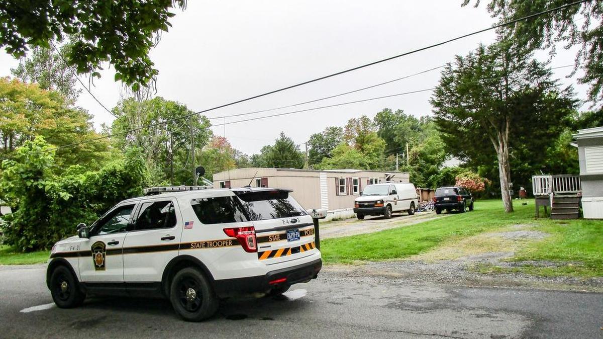 State police investigate a home invasion and fatal shooting Wednesday in Pine Creek Township in Clinton County.