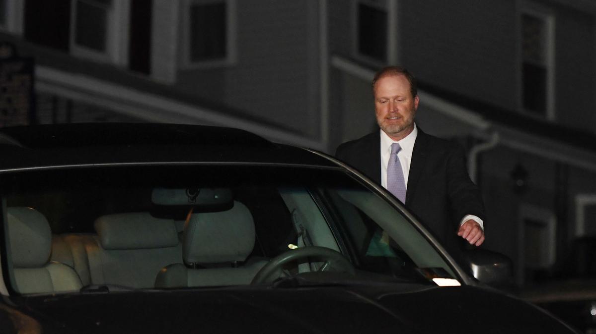 Wade Newman gets into his car after being found not guilty of all charges Thursday, June 12, 2018 at the Centre County Courthouse.