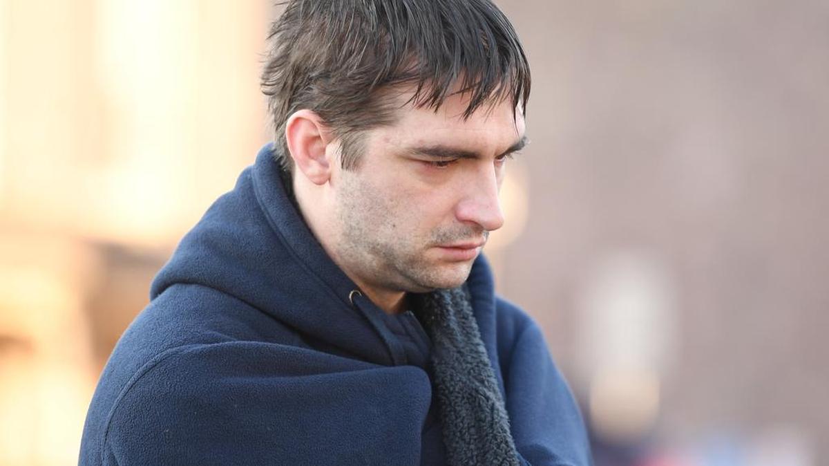 Joseph Neff exits the Centre County Courthouse after being found guilty of all charges in December 2017.