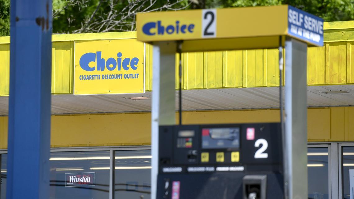 Choice Cigarette Discount Outlet and gas station at 1320 East College Ave.