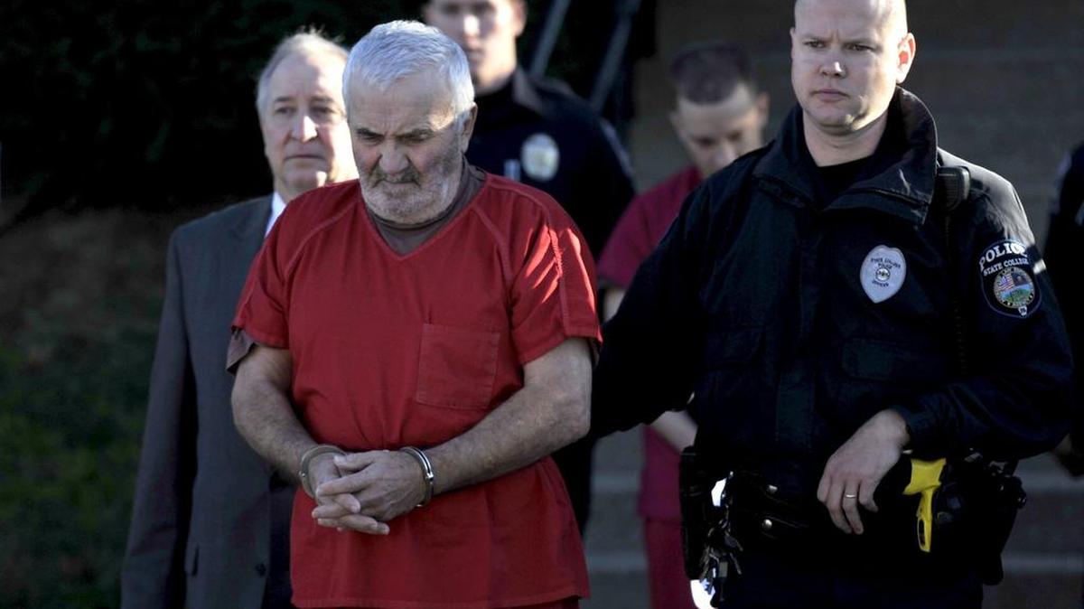 Vladimir Podnebennyy is charged with first- and third-degree murder and possession of instruments of crime in the October stabbing death of his estranged wife, Natalya Podnebennaya.