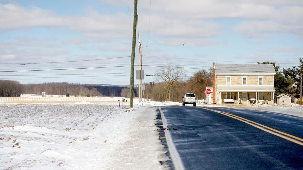The body of a woman was found at 3:20 a.m. Sunday in the 500 block of Plainfield Road, according to Ferguson Township police.