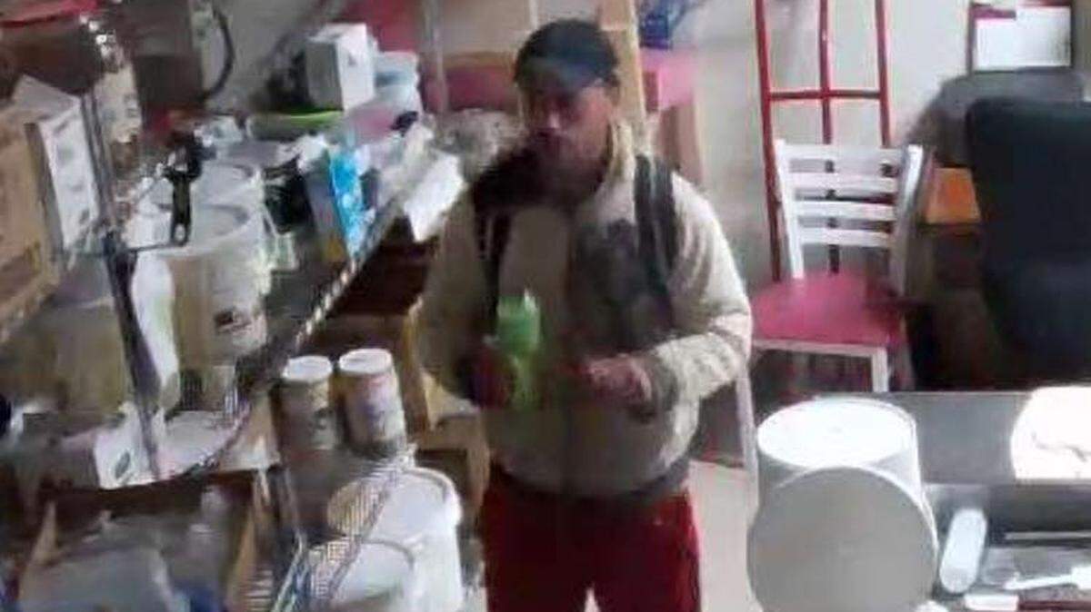 This is one of the Facebook photos Dam Donuts used to help find its alleged thief.