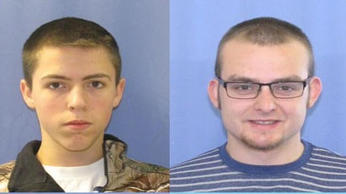 Clockwise from top left: Samuel Connor, Hunter Harris, Kenneth Moore and Justin Varner were each charged with arson. They are all volunteer firefighters from Centre and Clearfield counties.
