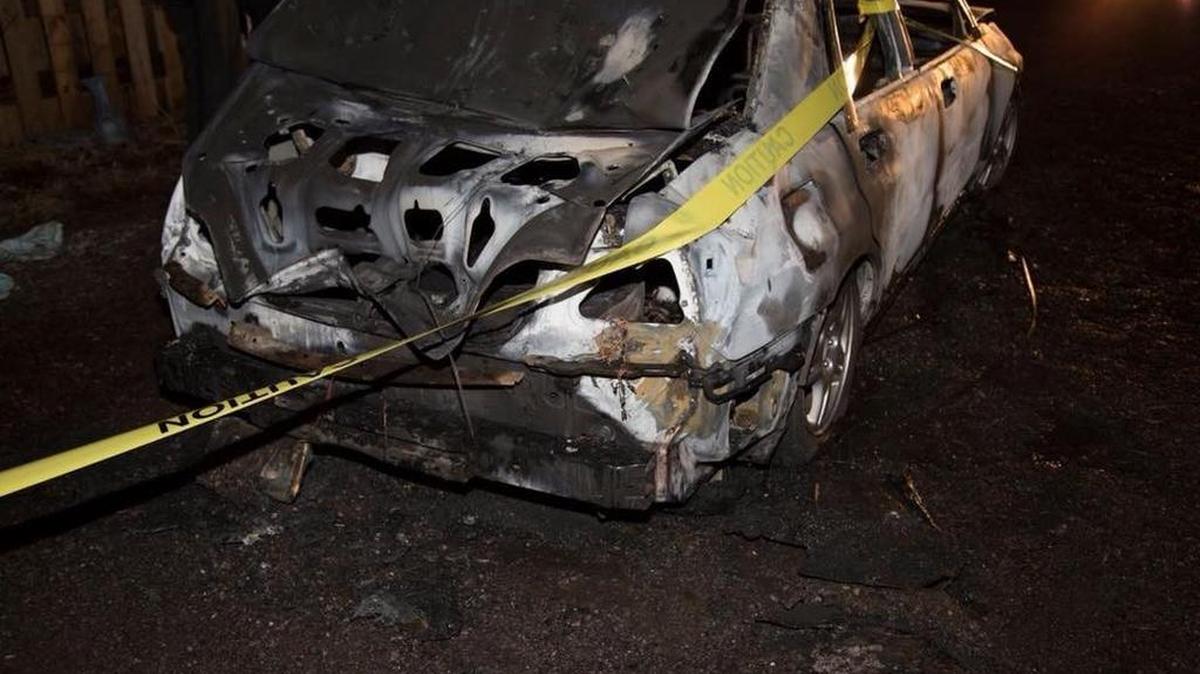 State police at Philipsburg suspect that a vehicle fire in Unionville was arson.