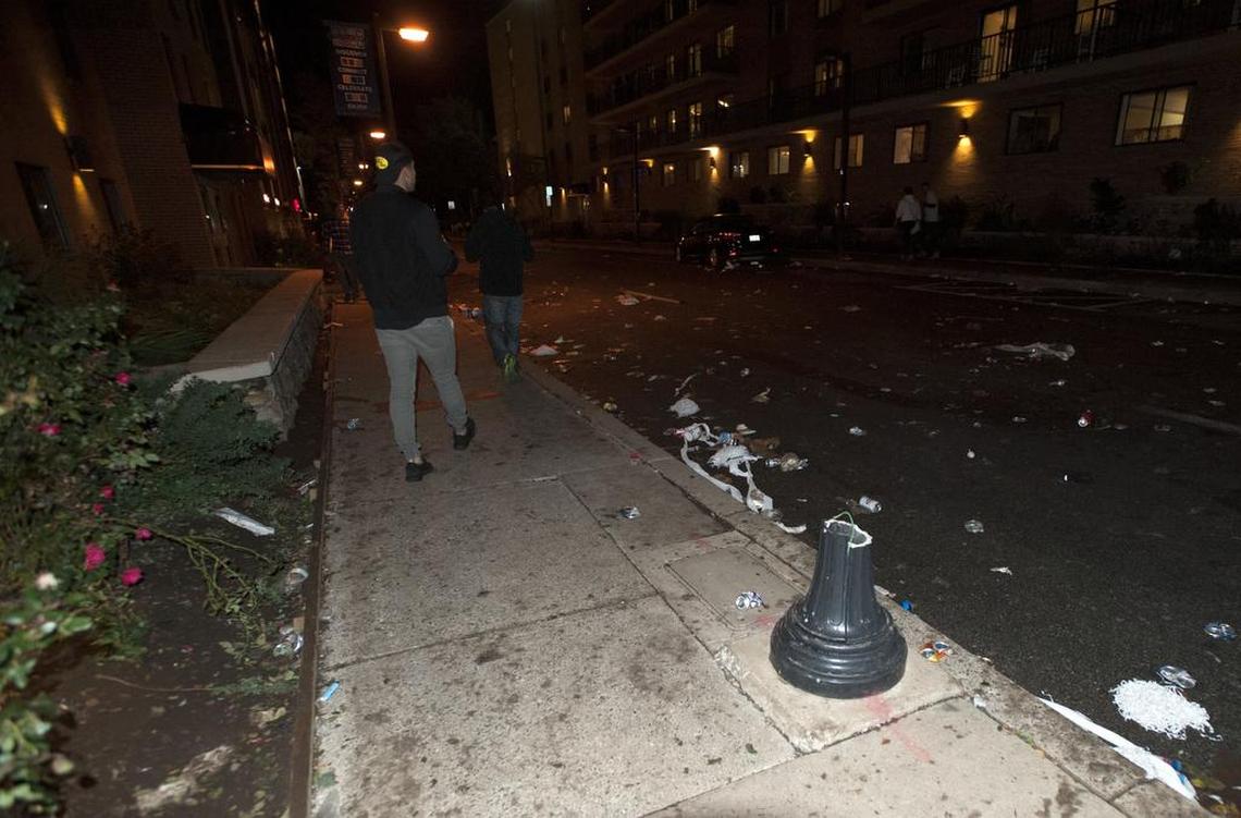 State College police charged 13 people after a riot following Penn State’s 24-21 victory over No. 2 Ohio State on Oct. 22, 2016.