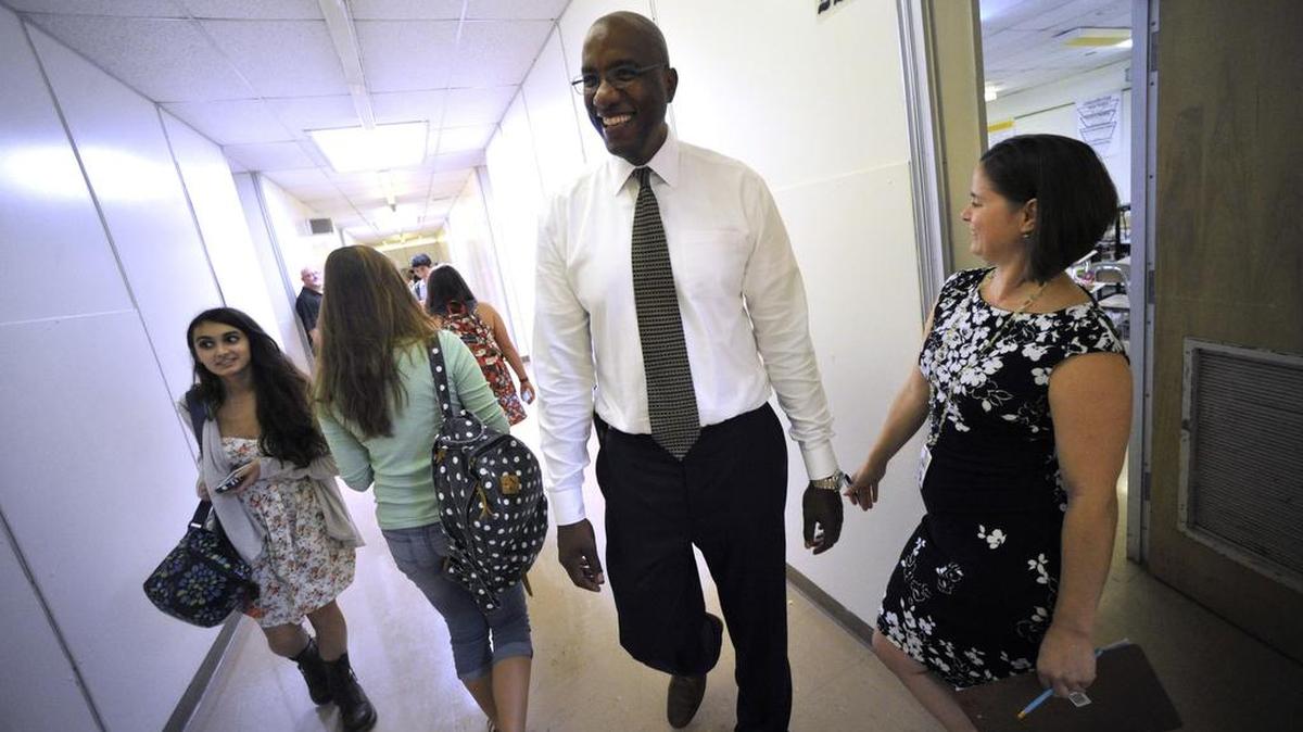 Curtis Johnson was named State College Area High School principal Monday. He has been serving as interim principal since August.