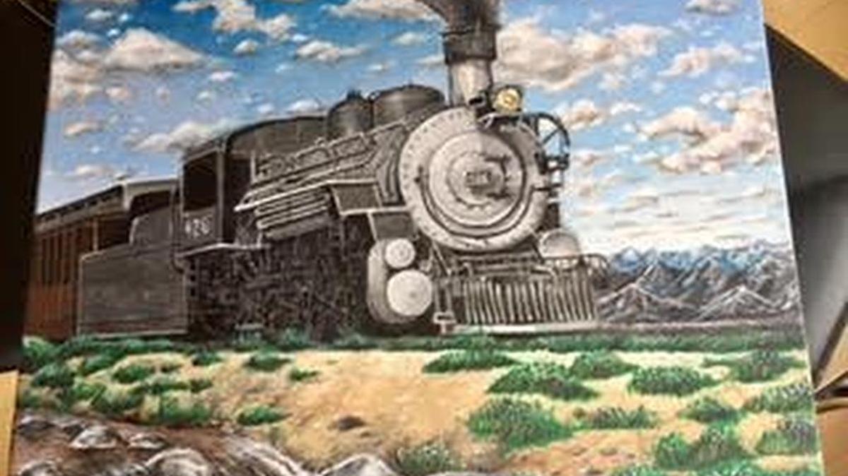 Recent Bellefonte Area High School grad Alex Spangler was named a runner-up in the Congressional Art Contest for Pennsylvania’s 5th District for his painting, “Tracks of Ingenuity.”