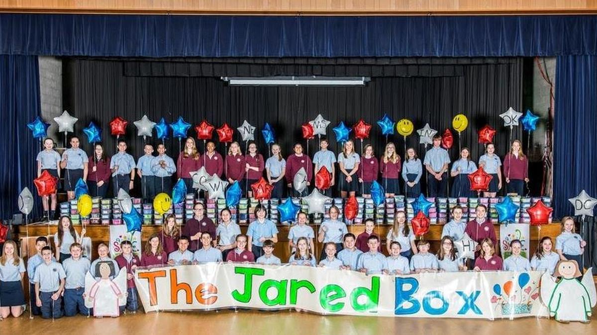 On March 18, faculty, staff, students and families of Our Lady of Victory assembled Jared Boxes. The school collected 246 boxes to benefit local children and their families. The boxes from OLV were distributed to children at Janet Weis Children’s Hospital in Danville.