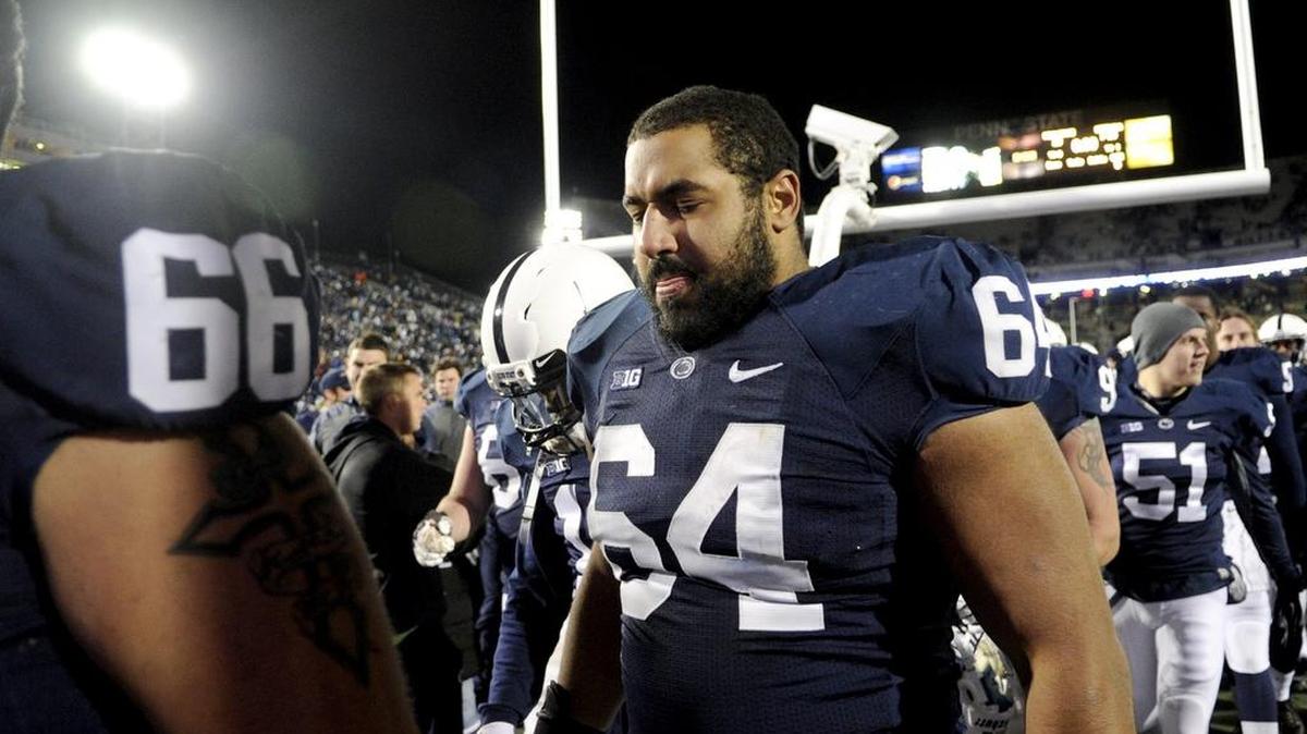 Former Nittany Lion John Urschel, seen here in 2017 teaching a STEM lesson at Dundalk High School to launch Texas Instruments’ STEM Behind Cool Careers, will be part of the College Football Playoff committee for the next three years.