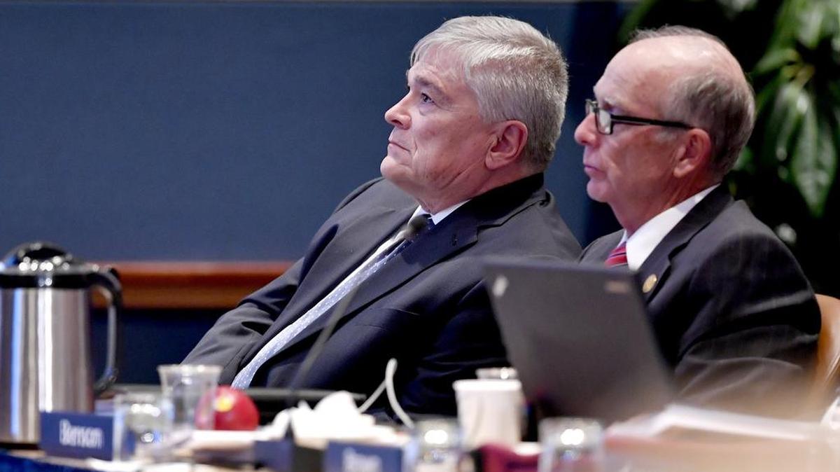 “It seems to me that it would be a good idea to say ‘What is the purpose of this? Is it achieving its purpose?’ ” Penn State President Eric Barron said Thursday of speech limitations on trustees, pointing toward information leaked to the press. “You have to be able to have the confidence that sensitive information will not become part of the public domain until the board decides.”