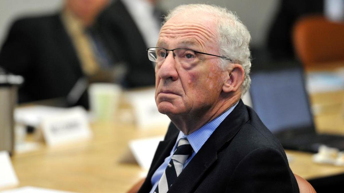 Former lieutenant governor Robert Jubelirer voiced concerns Thursdasy during a Penn State trustees about the legality of using funds from Pennsylvania’s historic tobacco settlement, money earmarked for health care, to balance unrelated spending.