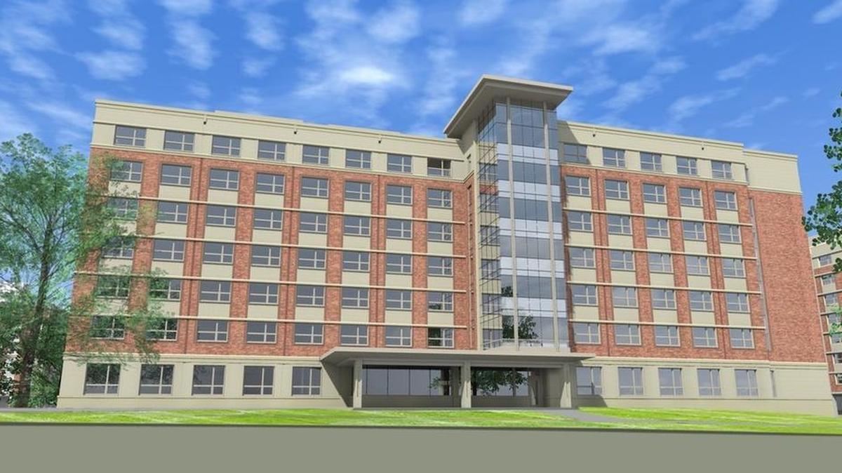 The newest addition to the East Hall residence complex on Penn State’s campus will be named Martin Hall. The building, which is under construction, is expected to be completed in August.