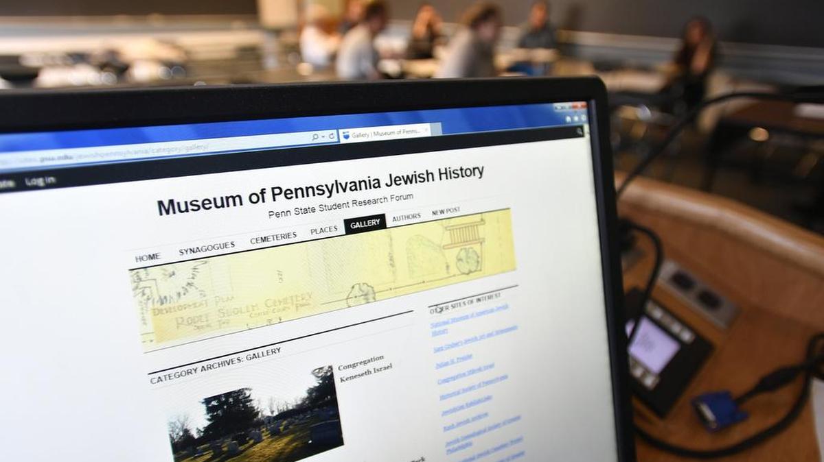 Penn State professor of history and Jewish studies Eliyana Adler has been working on developing Museum of Pennsylvania Jewish History website.