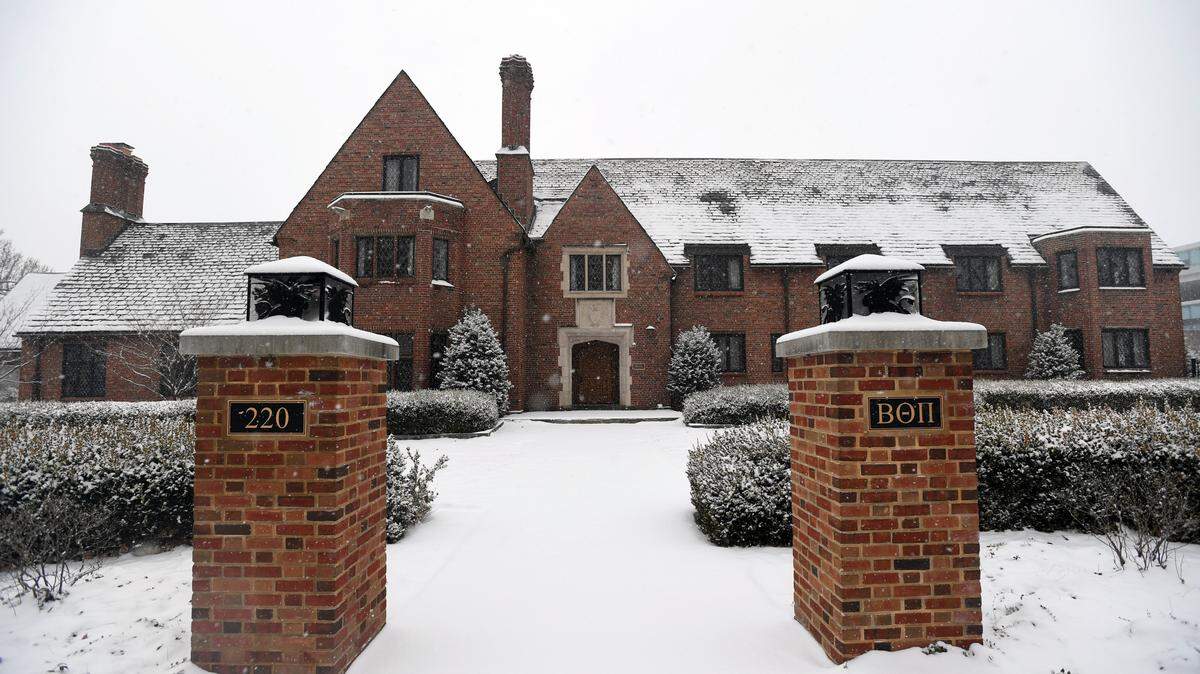 The Beta Theta Pi fraternity house on Feb. 4, 2018.
