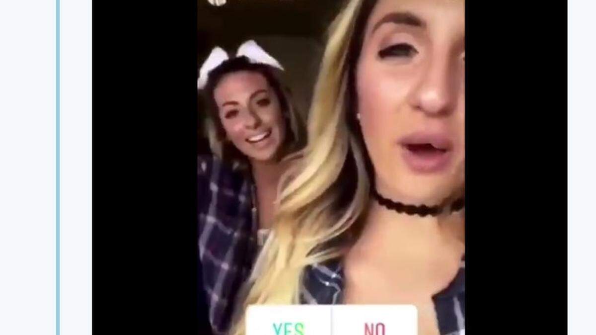 Two college students posted videos full of racial slurs.