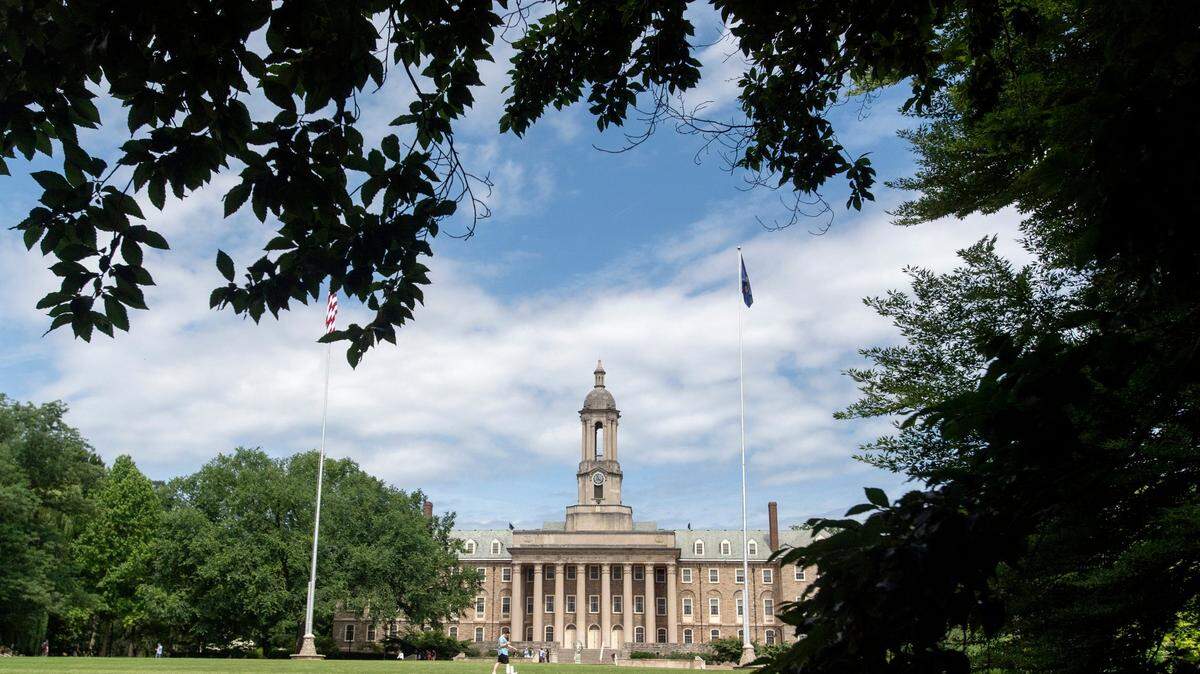 Old Main on the Penn State campus on Wednesday, June 20, 2018.  