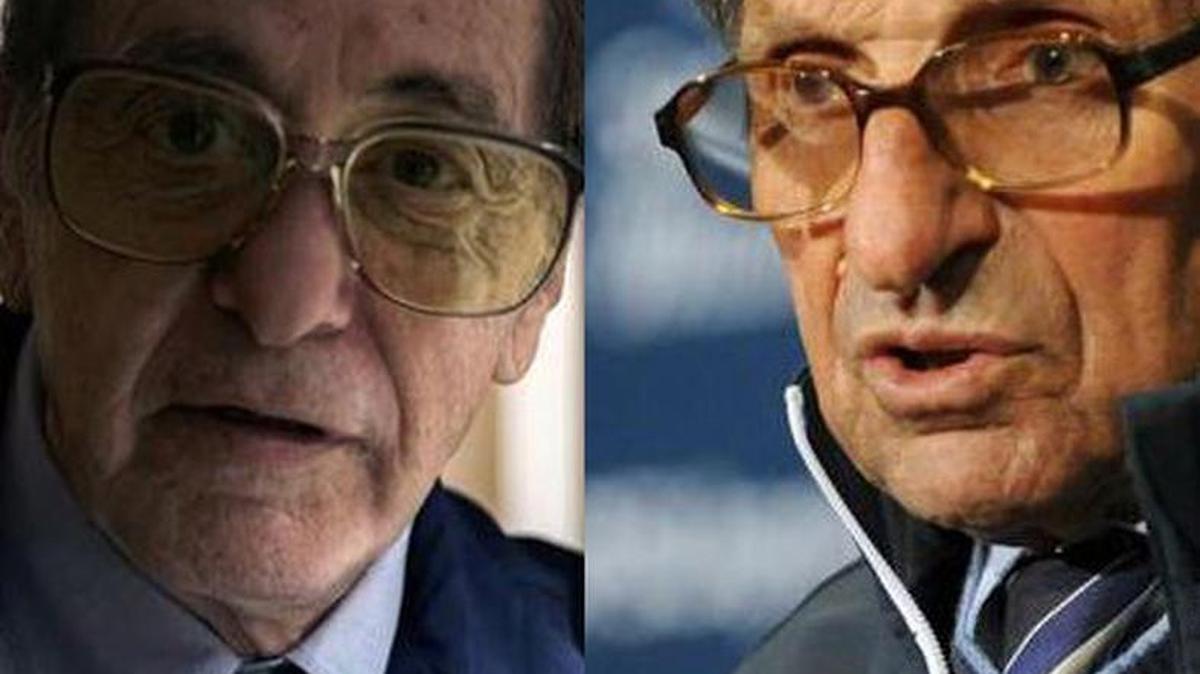 HBO Films has released its first image of Al Pacino, left, as former Penn State football coach Joe Paterno. Pacino will play the coach in an upcoming, untitled film, directed by Barry Levinson.