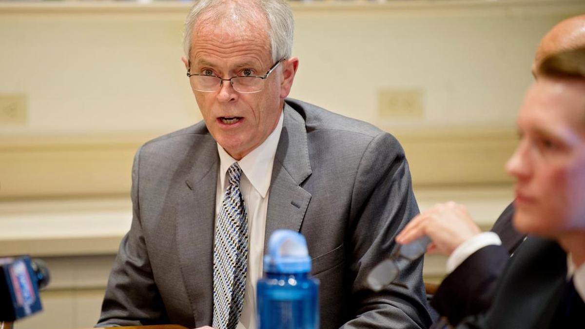 Penn State Provost Nick Jones, pictured in January 2018, will step down from his position later this summer.