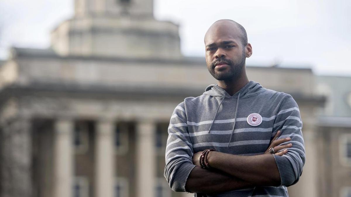 Kyler Sherman-Wilkins and fellow graduate students in the Coalition of Graduate Employees at Penn State filed for union representation with the Pennsylvania Labor Relations Board. The university opposes the effort.