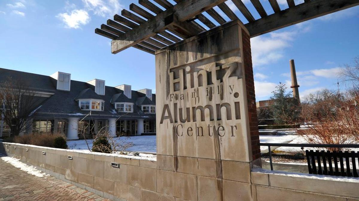 The Hintz Family Alumni Center on the Penn State University campus on Feb. 18.