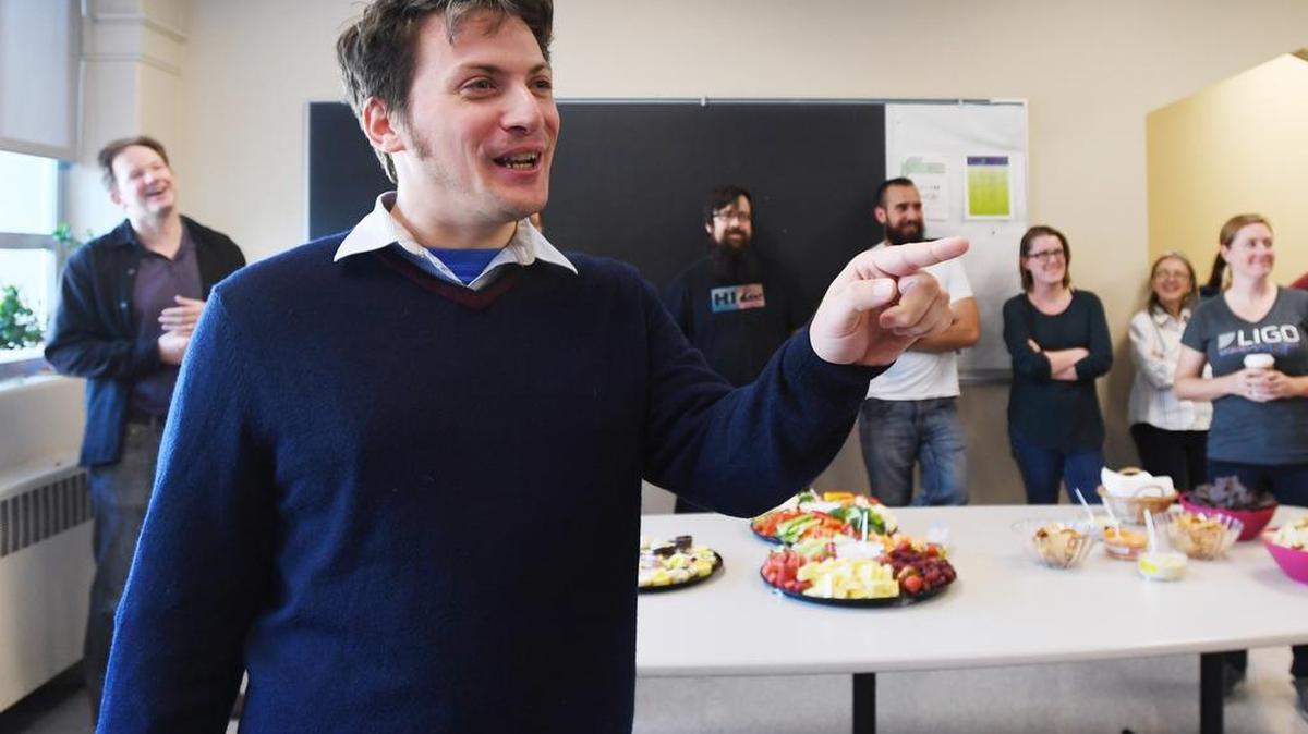 Penn State professor Chad Hanna was part of the team that worked on the gravitational wave project that won the Nobel Prize in physics Tuesday.