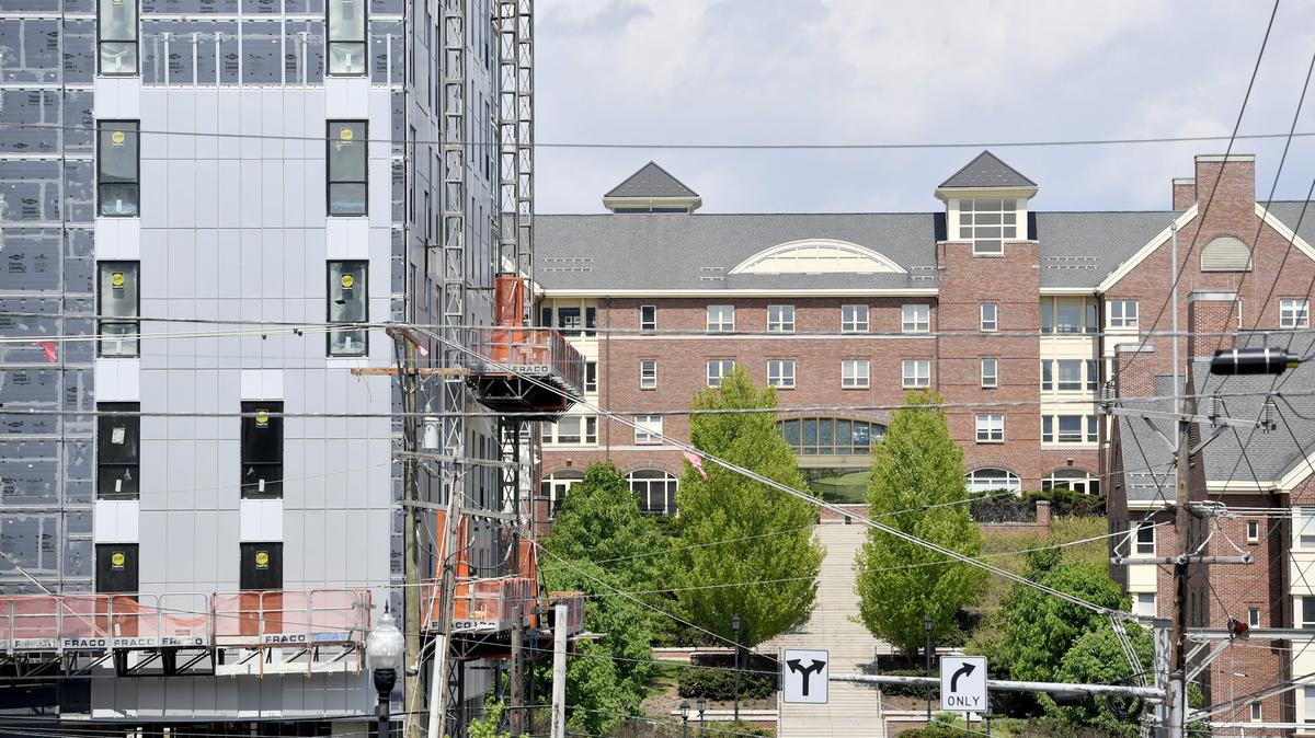 Rise at State College, on the corner of High Street and East College Avenue in downtown State College, finished construction this year and opened its doors to tenants.