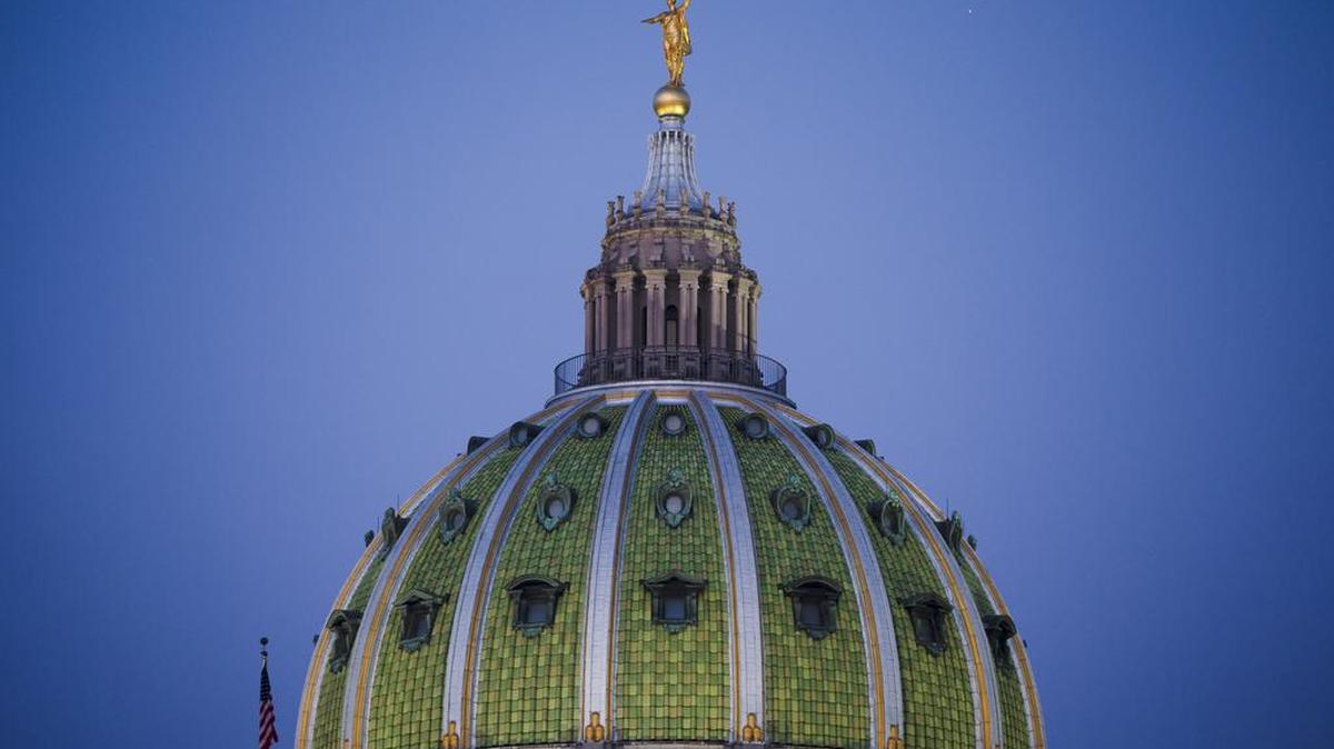 Shown is the Pennsylvania Capitol building Tuesday, Dec. 8, 2015, at the state Capitol in Harrisburg, Pa.